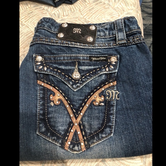 ‼️SOLD‼️ Womens Miss Me Boot Jeans Size 34 👖 - Picture 8 of 12